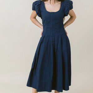 Laroque Navy Johnson Dress